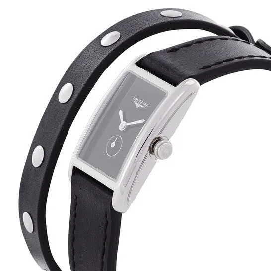 Original Longines Dolcevita X YVY Quartz Black Dial Ladies Watch L52554592 JMS always Watches Original Longines Dolcevita X YVY Quartz Black Dial Ladies Watch L52554592 JMS always Watches
