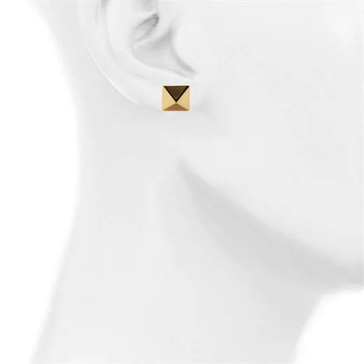 Earrings vendorunknown Pyramid Square Earrings