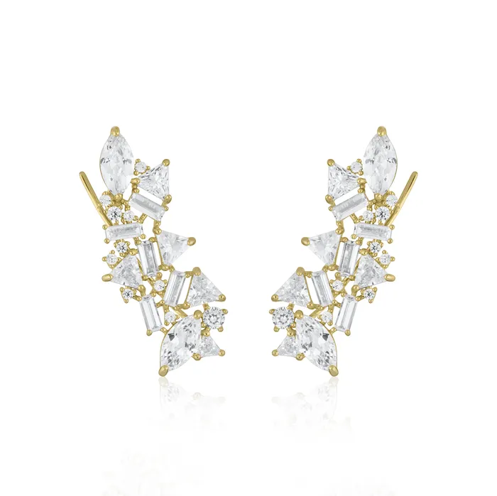 La Lueur Creeper EarringsGunmetal vendorunknown Earrings