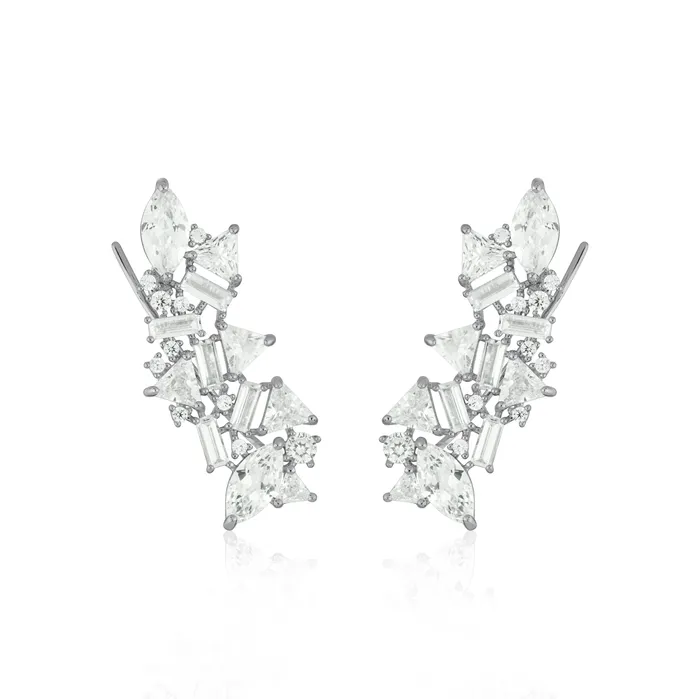 La Lueur Creeper EarringsGunmetal vendorunknown Earrings