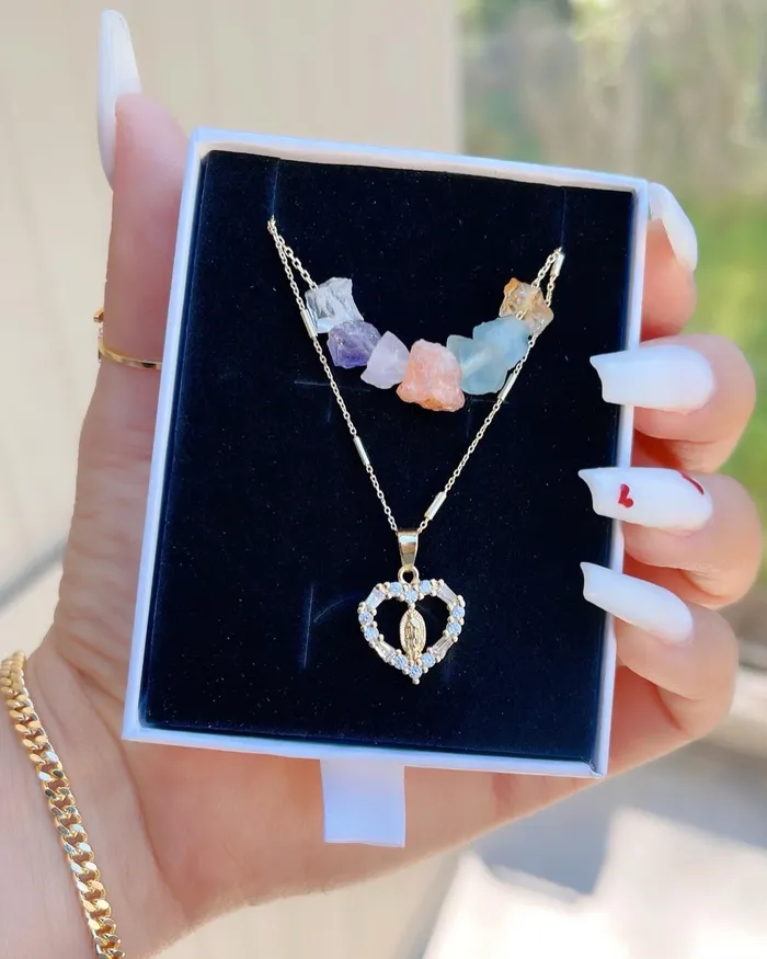 Necklaces Manifestation Mary Necklace Set MP Jewelry