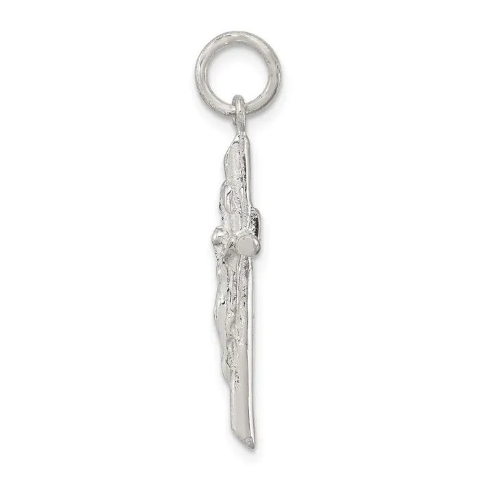 Necklaces TreasureFineJewelers Sterling Silver INRI Crucifix Pendant
