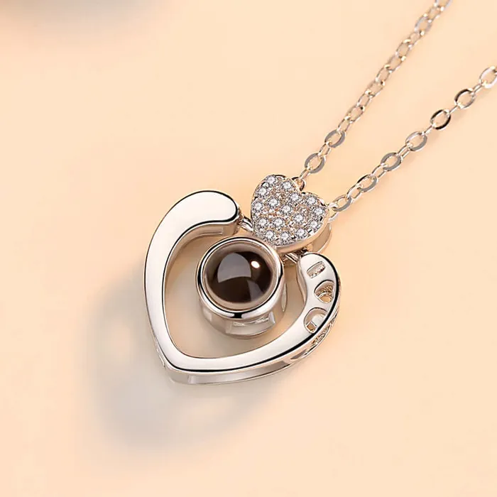 Necklaces Trendolla Jewelry The Memory of Love Necklace for Women Necklace with Picture Inside