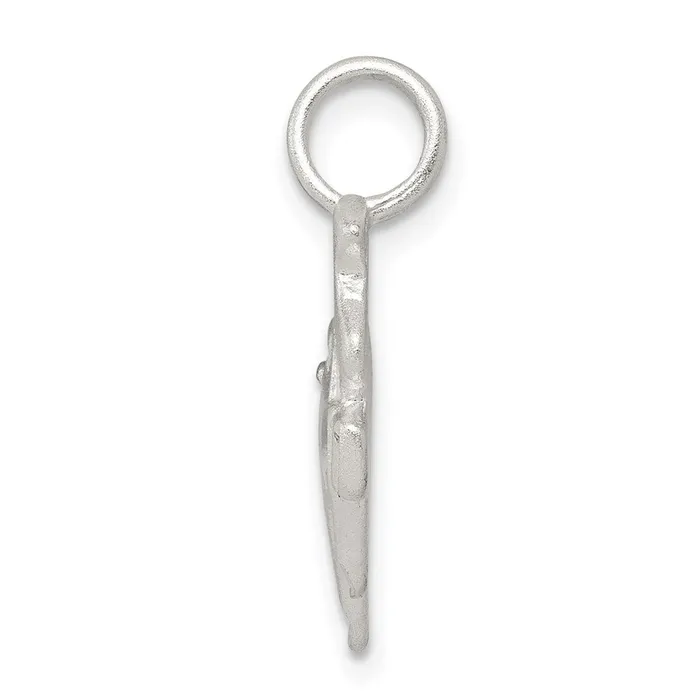 Sterling Silver Diamond Cut Grand Piano Pendant TreasureFineJewelers Necklaces