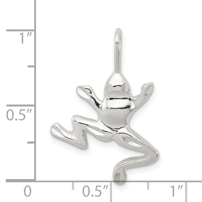 Sterling Silver Frog Charm TreasureFineJewelers Rings