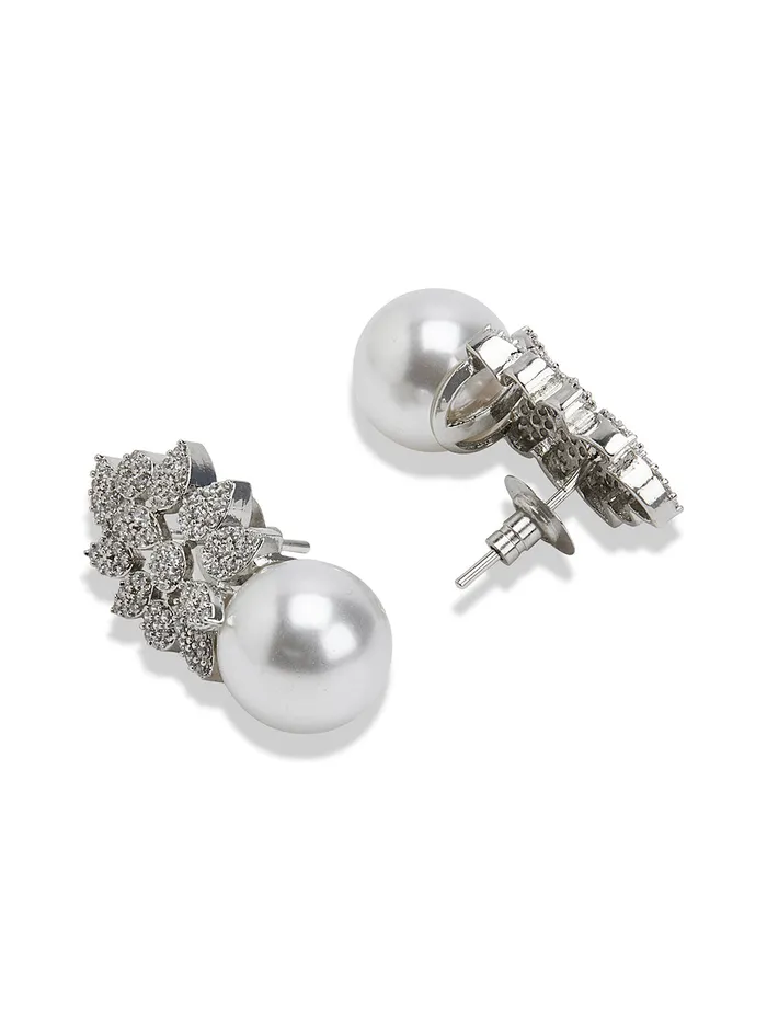 Curio Cottage Earrings Celestial Pearl Drop Diamante Earrings Curio Cottage Earrings Celestial Pearl Drop Diamante Earrings