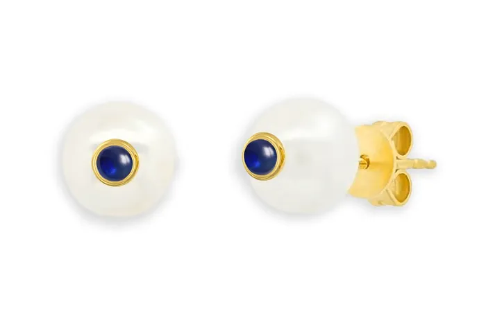 Earrings 18kt Gold South Sea Pearls Center Gems Studs Albert Hern Earrings Earrings 18kt Gold South Sea Pearls Center Gems Studs Albert Hern Earrings