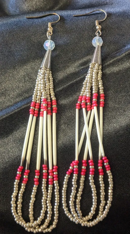 Earrings Ren McCully Quill Dangle Earrings Earrings Ren McCully Quill Dangle Earrings