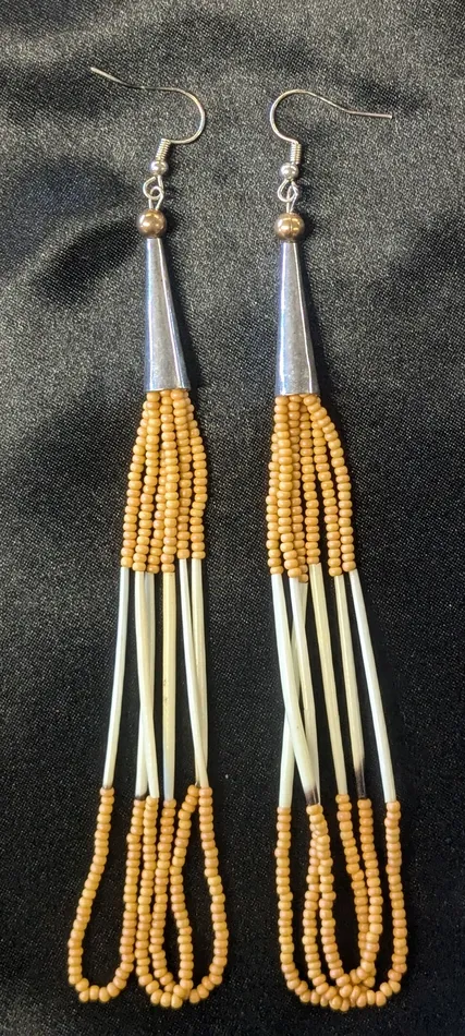 Earrings Ren McCully Quill Dangle Earrings Earrings Ren McCully Quill Dangle Earrings