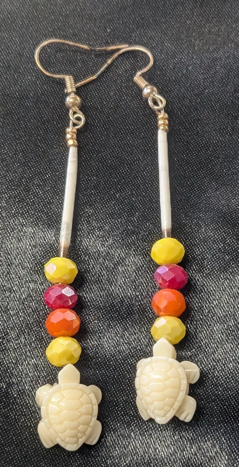 Earrings Ren McCully Quill Dangle Earrings Earrings Ren McCully Quill Dangle Earrings