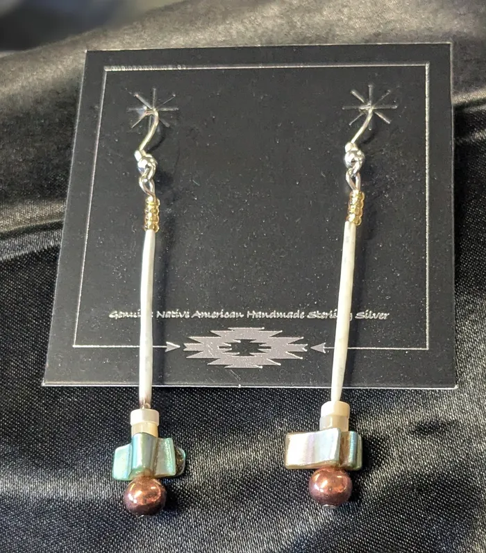Earrings Ren McCully Quill Dangle Earrings Earrings Ren McCully Quill Dangle Earrings