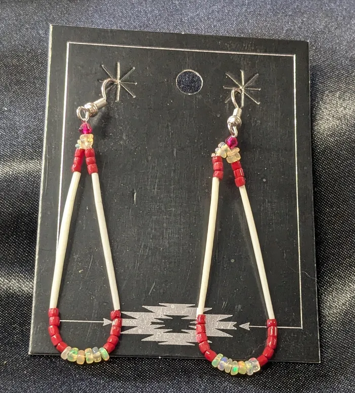Earrings Ren McCully Quill Dangle Earrings Earrings Ren McCully Quill Dangle Earrings