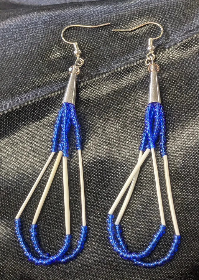 Earrings Ren McCully Quill Dangle Earrings Earrings Ren McCully Quill Dangle Earrings