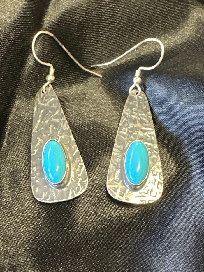Sleeping Beauty Turquoise Sterling Earrings Chris Crosbys Purple Coyote Earrings Sleeping Beauty Turquoise Sterling Earrings Chris Crosbys Purple Coyote Earrings
