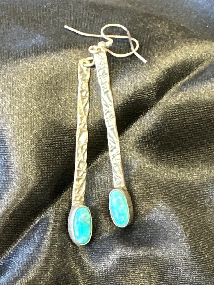 Sleeping Beauty Turquoise Sterling Earrings Chris Crosbys Purple Coyote Earrings Sleeping Beauty Turquoise Sterling Earrings Chris Crosbys Purple Coyote Earrings