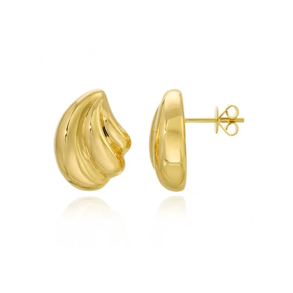Earrings Alev Jewelry Golden Shells Earrings