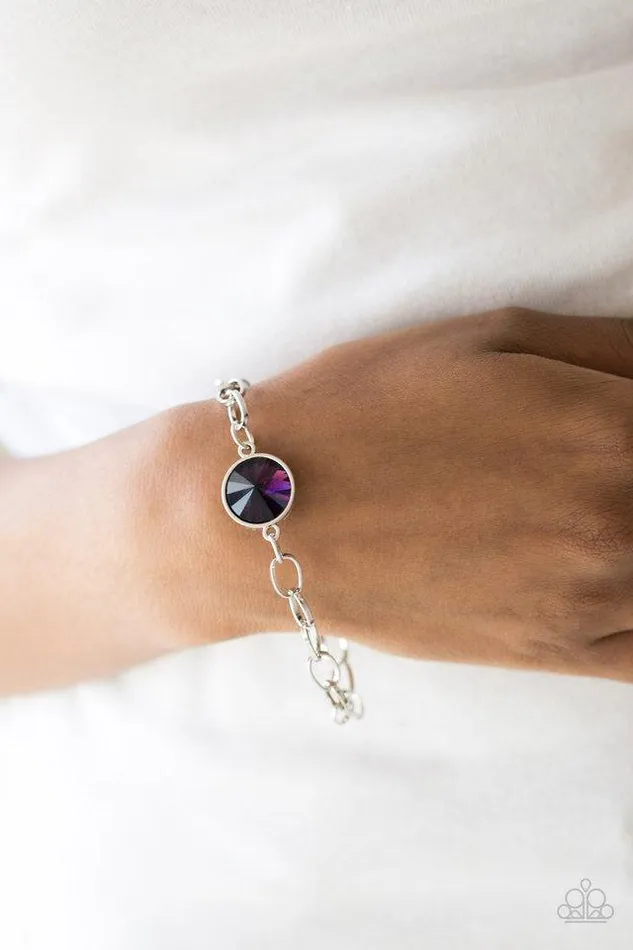 Bracelets Paparazzi Accessories All Aglitter Purple Bracelet Jewelry by Bretta