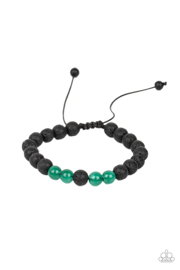 Bracelets Paparazzi Accessories Alternative Rock Green Urban Bracelet Jewelry by Bretta