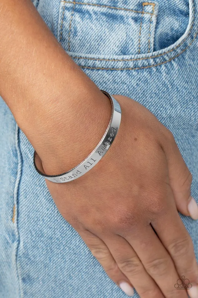 Bracelets Paparazzi Accessories I Stand All Amazed Silver Bracelet Jewelry by Bretta Bracelets Paparazzi Accessories I Stand All Amazed Silver Bracelet Jewelry by Bretta