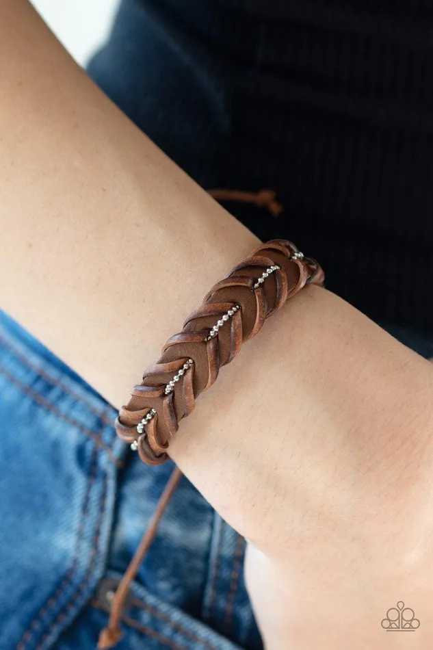 Bracelets Rugged Rancher Brown Urban Bracelet Jewelry by Bretta Paparazzi Accessories Bracelets Rugged Rancher Brown Urban Bracelet Jewelry by Bretta Paparazzi Accessories