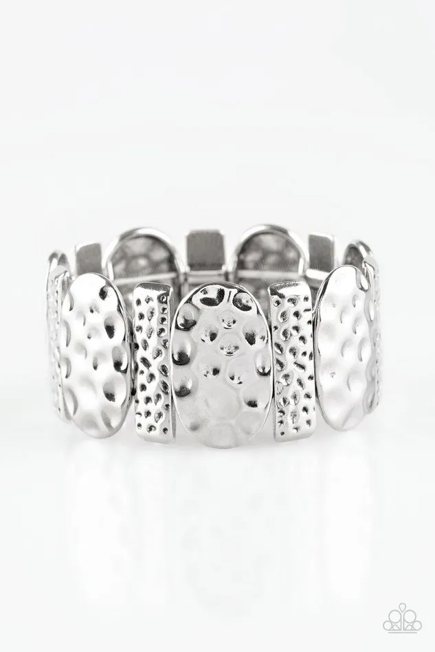 Cave Cache Silver Bracelet Jewelry by Bretta Paparazzi Accessories Bracelets