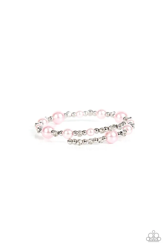 Chicly Celebrity Pink Bracelet Jewelry by Bretta Paparazzi Accessories Bracelets
