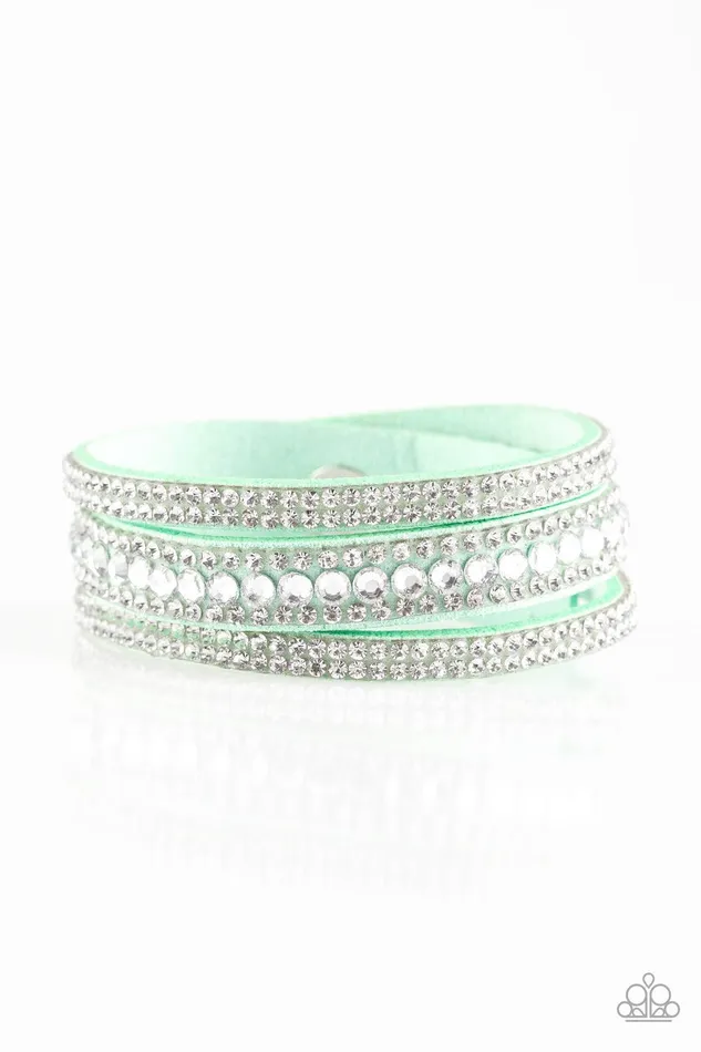 Harlem Hustle Green Bracelet Jewelry By Bretta Paparazzi Accessories Bracelets
