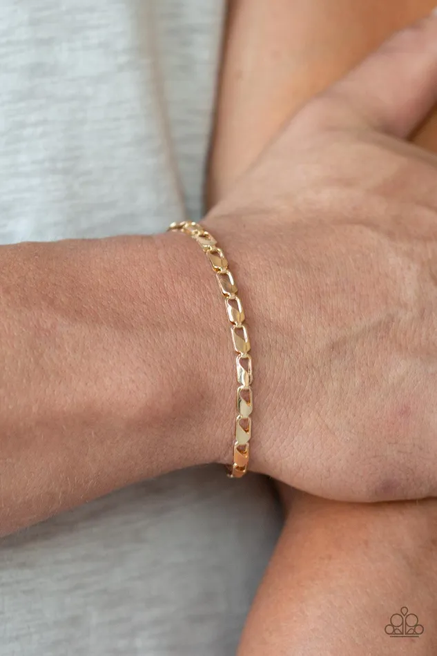 Paparazzi Accessories Bracelets KO Gold Urban Bracelet Jewelry by Bretta