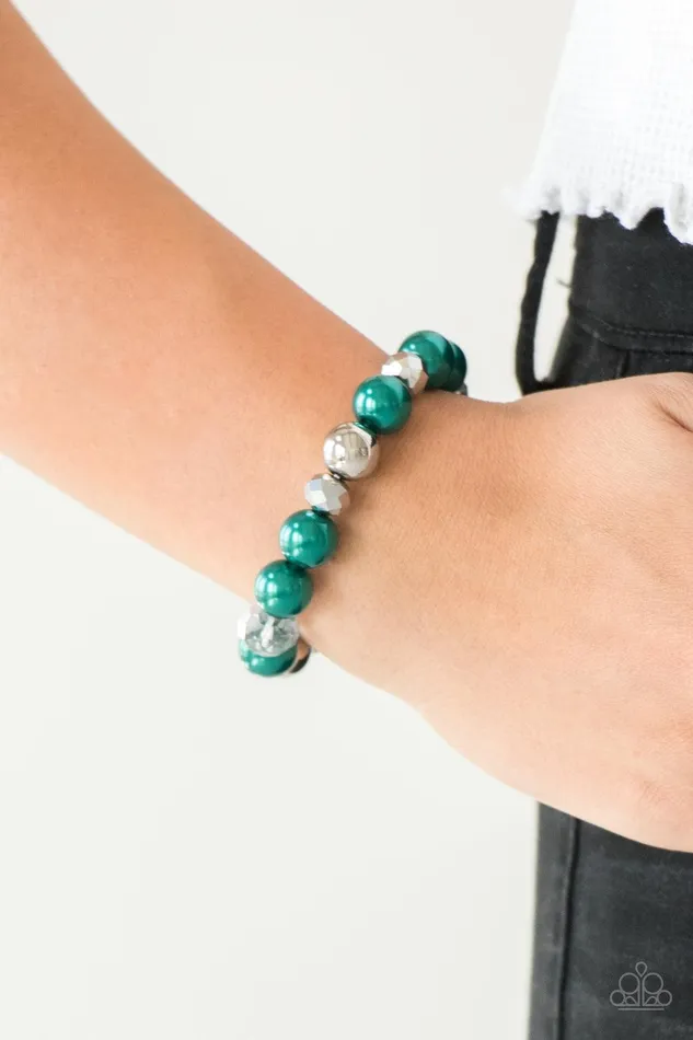 Paparazzi Accessories Bracelets Very VIP Green Bracelet Jewelry By Bretta