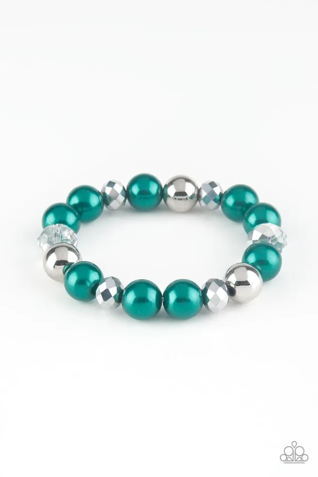 Paparazzi Accessories Bracelets Very VIP Green Bracelet Jewelry By Bretta