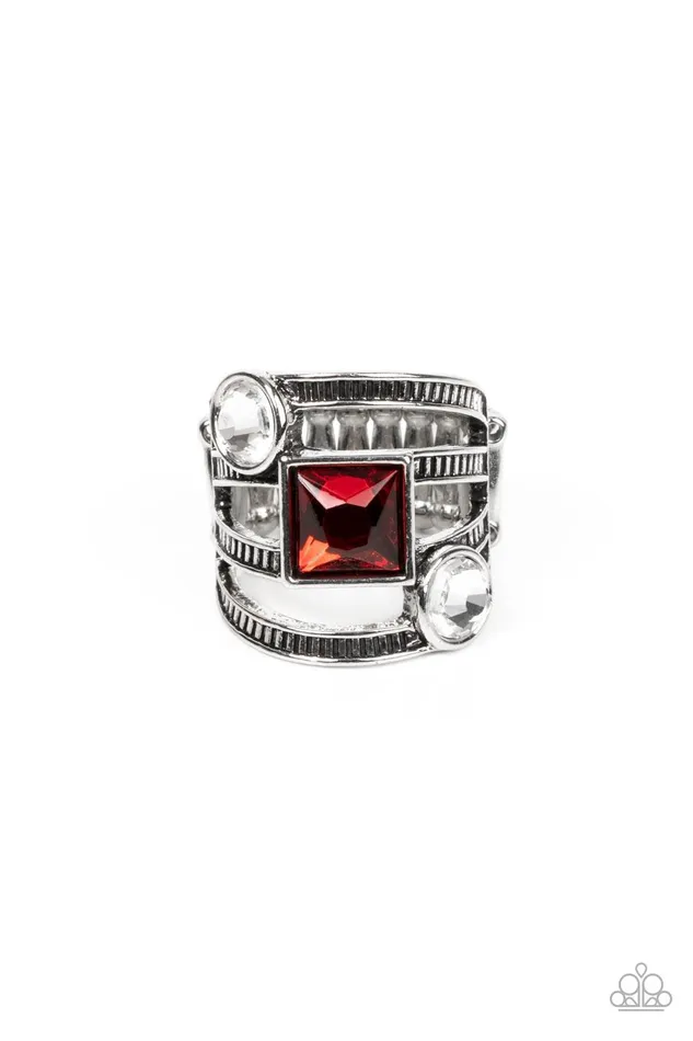 Rings Paparazzi Accessories Galactic Governess Red Ring Jewelry by Bretta