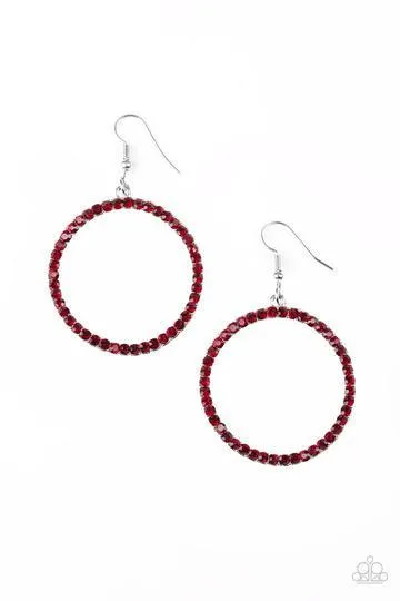 Stoppin Traffic Red Earrings Jewelry By Bretta Paparazzi Accessories Earrings
